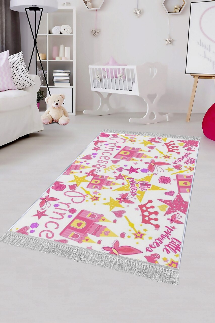 Covor pentru copii, ELS513, 100x300 cm, Multicolor - imagine 6